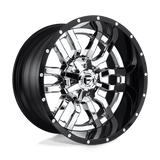 Fuel 2PC D270 SLEDGE - Chrome Plated Gloss Black Lip-Wheels-Fuel-Dirty Diesel Customs