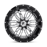 Fuel 2PC D270 SLEDGE - Chrome Plated Gloss Black Lip-Wheels-Fuel-Dirty Diesel Customs