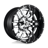 Fuel 2PC D270 SLEDGE - Chrome Plated Gloss Black Lip-Wheels-Fuel-D27020001747-Dirty Diesel Customs