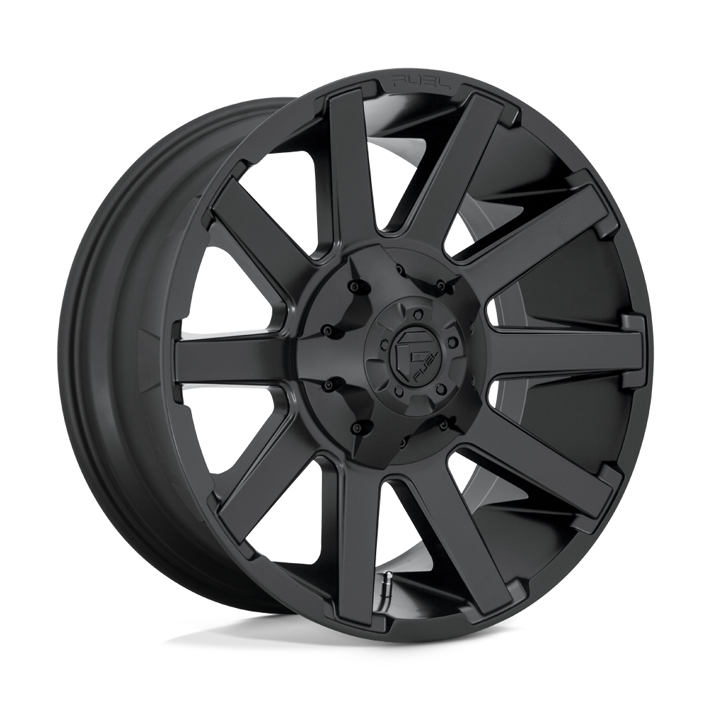 Fuel D437 CONTRA - Satin Black-Wheels-Fuel-Dirty Diesel Customs