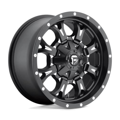 Fuel D517 KRANK - Matte Black Milled-Wheels-Fuel-Dirty Diesel Customs