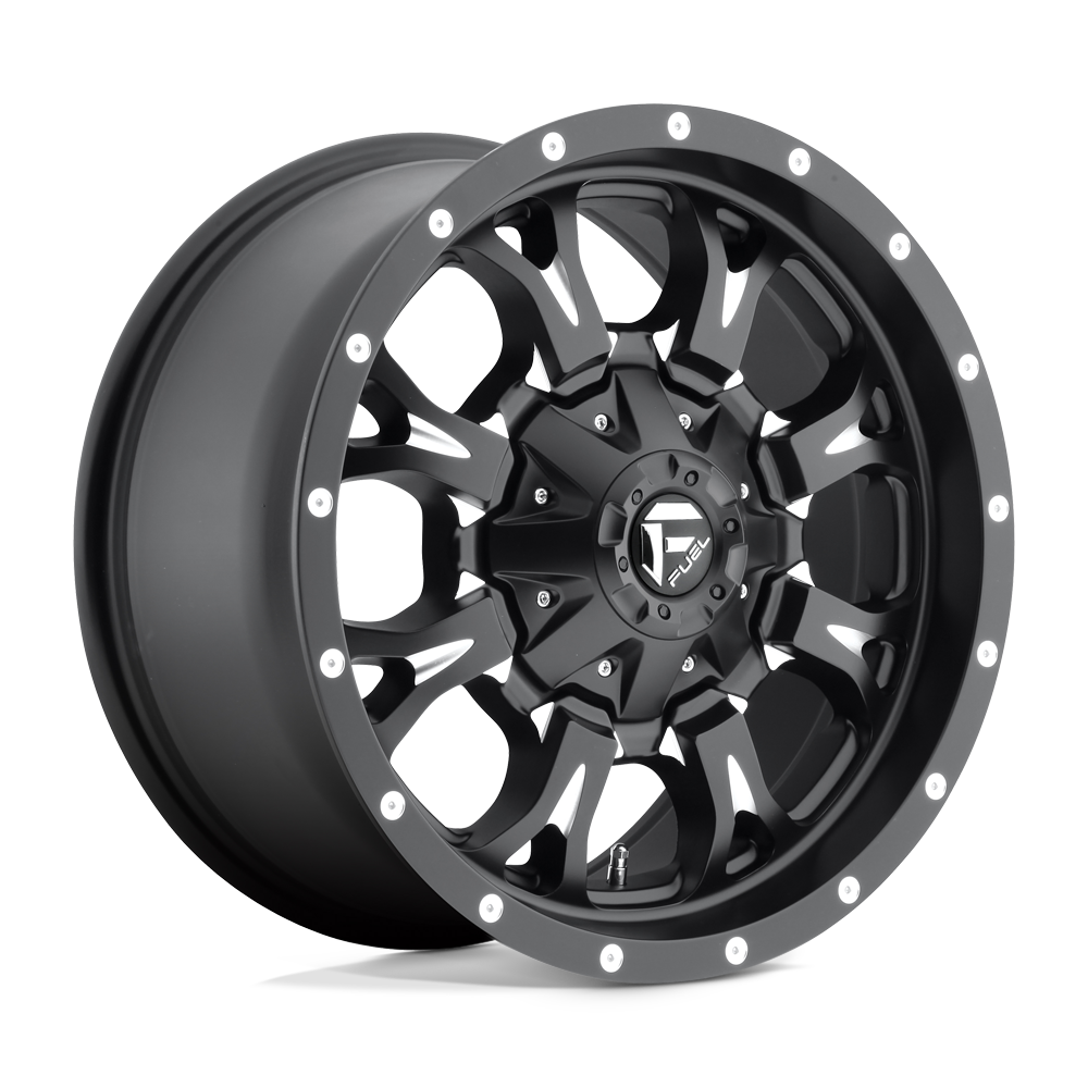 Fuel D517 KRANK - Matte Black Milled-Wheels-Fuel-Dirty Diesel Customs
