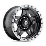 Fuel D557 ANZA - Matte Black Gun Metal Ring-Wheels-Fuel-Dirty Diesel Customs