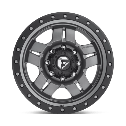 Fuel D558 ANZA - Matte Gun Metal Black Bead Ring-Wheels-Fuel-Dirty Diesel Customs