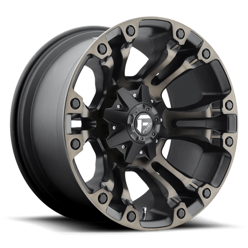 Fuel D569 VAPOR - Matte Black Double Dark Tint-Wheels-Fuel-Dirty Diesel Customs