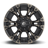 Fuel D569 VAPOR - Matte Black Double Dark Tint-Wheels-Fuel-Dirty Diesel Customs