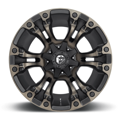 Fuel D569 VAPOR - Matte Black Double Dark Tint-Wheels-Fuel-Dirty Diesel Customs