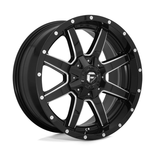 Fuel D610 MAVERICK - Gloss Black Milled-Wheels-Fuel-Dirty Diesel Customs
