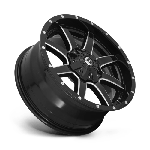 Fuel D610 MAVERICK - Gloss Black Milled-Wheels-Fuel-Dirty Diesel Customs