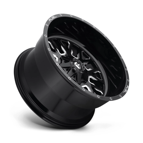 Fuel D611 STROKE - Gloss Black Milled-Wheels-Fuel-Dirty Diesel Customs