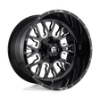 Fuel D611 STROKE - Gloss Black Milled-Wheels-Fuel-Dirty Diesel Customs