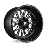 Fuel D611 STROKE - Gloss Black Milled-Wheels-Fuel-Dirty Diesel Customs