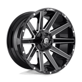 Fuel D615 CONTRA - Gloss Black Milled-Wheels-Fuel-Dirty Diesel Customs