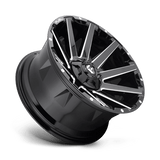 Fuel D615 CONTRA - Gloss Black Milled-Wheels-Fuel-Dirty Diesel Customs