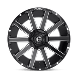 Fuel D615 CONTRA - Gloss Black Milled-Wheels-Fuel-Dirty Diesel Customs
