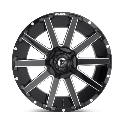 Fuel D615 CONTRA - Gloss Black Milled-Wheels-Fuel-Dirty Diesel Customs
