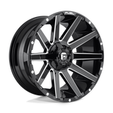 Fuel D615 CONTRA - Gloss Black Milled-Wheels-Fuel-Dirty Diesel Customs