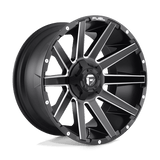 Fuel D616 CONTRA - Matte Black Milled-Wheels-Fuel-Dirty Diesel Customs