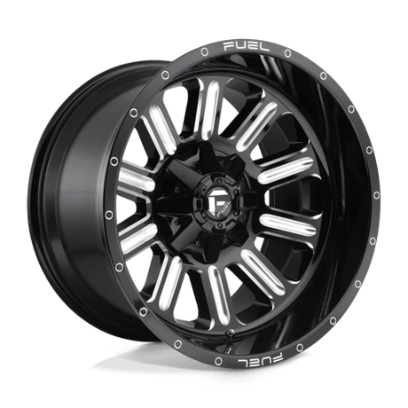 Fuel D620 HARDLINE - Gloss Black Milled-Wheels-Fuel-Dirty Diesel Customs