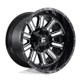 Fuel D620 HARDLINE - Gloss Black Milled-Wheels-Fuel-Dirty Diesel Customs