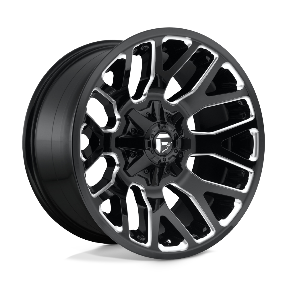 Fuel D623 WARRIOR - Gloss Black Milled-Wheels-Fuel-Dirty Diesel Customs