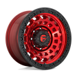 Fuel D632 ZEPHYR - Candy Red Black Bead Ring-Wheels-Fuel-Dirty Diesel Customs