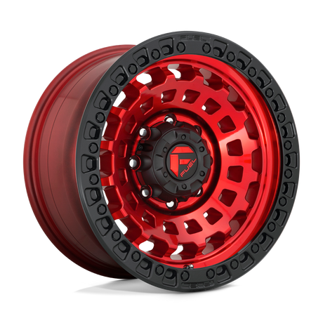 Fuel D632 ZEPHYR - Candy Red Black Bead Ring-Wheels-Fuel-Dirty Diesel Customs
