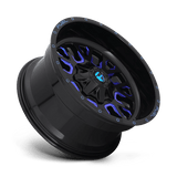 Fuel D645 STROKE - Gloss Black Blue Tinted Clear-Wheels-Fuel-Dirty Diesel Customs