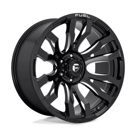 Fuel D673 BLITZ - Gloss Black Milled-Wheels-Fuel-Dirty Diesel Customs
