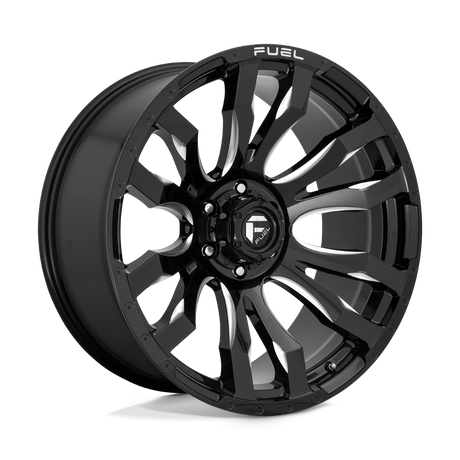 Fuel D673 BLITZ - Gloss Black Milled-Wheels-Fuel-Dirty Diesel Customs