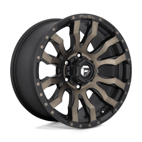 Fuel D674 BLITZ - Matte Black Double Dark Tint-Wheels-Fuel-Dirty Diesel Customs