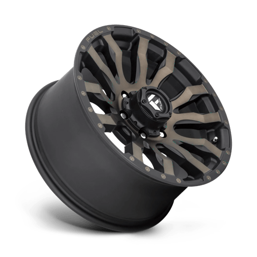 Fuel D674 BLITZ - Matte Black Double Dark Tint-Wheels-Fuel-Dirty Diesel Customs