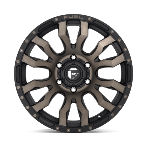 Fuel D674 BLITZ - Matte Black Double Dark Tint-Wheels-Fuel-Dirty Diesel Customs