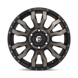 Fuel D674 BLITZ - Matte Black Double Dark Tint-Wheels-Fuel-Dirty Diesel Customs