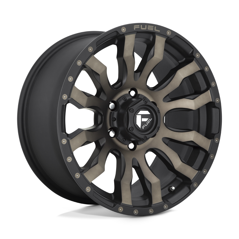Fuel D674 BLITZ - Matte Black Double Dark Tint-Wheels-Fuel-Dirty Diesel Customs