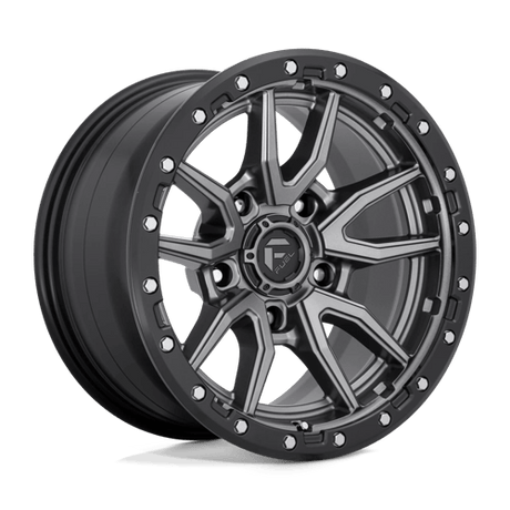 Fuel D680 REBEL - Matte Gun Metal Black Bead Ring-Wheels-Fuel-Dirty Diesel Customs
