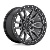 Fuel D680 REBEL - Matte Gun Metal Black Bead Ring-Wheels-Fuel-Dirty Diesel Customs