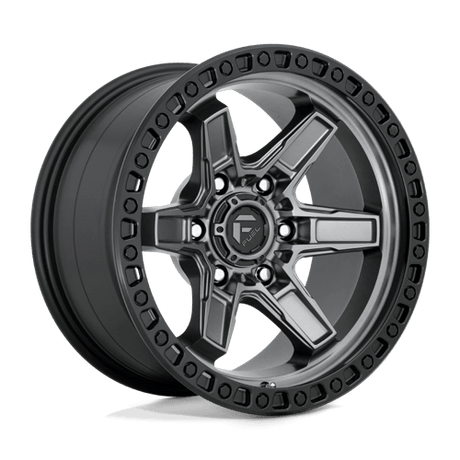 Fuel D698 KICKER - Matte Gun Metal Black Bead Ring-Wheels-Fuel-Dirty Diesel Customs