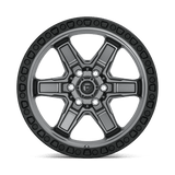 Fuel D698 KICKER - Matte Gun Metal Black Bead Ring-Wheels-Fuel-Dirty Diesel Customs