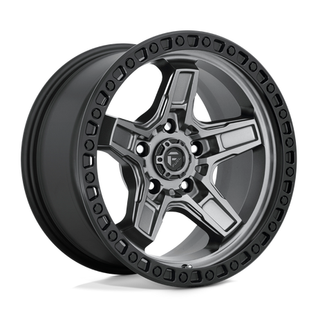 Fuel D698 KICKER - Matte Gun Metal Black Bead Ring-Wheels-Fuel-Dirty Diesel Customs