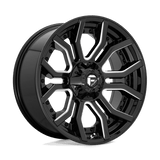 Fuel D711 RAGE - Gloss Black Milled-Wheels-Fuel-Dirty Diesel Customs