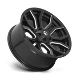 Fuel D711 RAGE - Gloss Black Milled-Wheels-Fuel-Dirty Diesel Customs