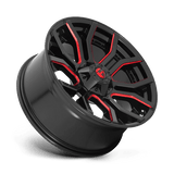 Fuel D712 RAGE - Gloss Black Red Tinted Clear-Wheels-Fuel-Dirty Diesel Customs