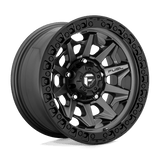 Fuel D716 COVERT - Matte Gun Metal Black Bead Ring-Wheels-Fuel-Dirty Diesel Customs