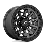 Fuel D716 COVERT - Matte Gun Metal Black Bead Ring-Wheels-Fuel-Dirty Diesel Customs