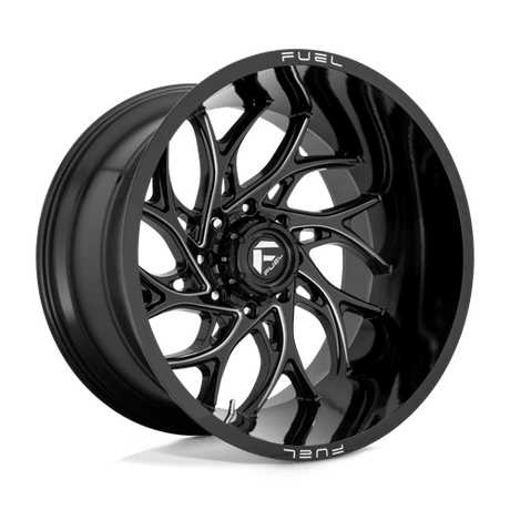 Fuel D741 RUNNER - Gloss Black Milled-Wheels-Fuel-Dirty Diesel Customs