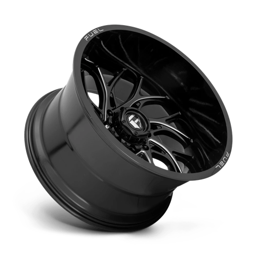 Fuel D741 RUNNER - Gloss Black Milled-Wheels-Fuel-Dirty Diesel Customs