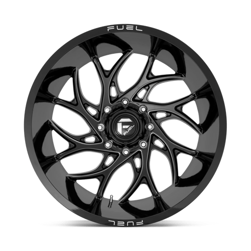 Fuel D741 RUNNER - Gloss Black Milled-Wheels-Fuel-Dirty Diesel Customs