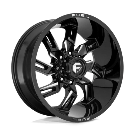 Fuel D747 LOCKDOWN - Gloss Black Milled-Wheels-Fuel-Dirty Diesel Customs