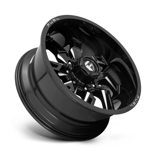 Fuel D747 LOCKDOWN - Gloss Black Milled-Wheels-Fuel-Dirty Diesel Customs